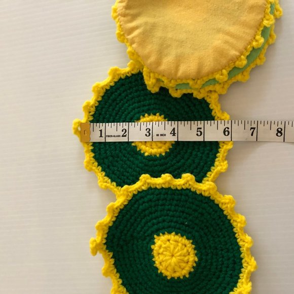 Crochet pot holders, Handmade gift set - Picture 9 of 10